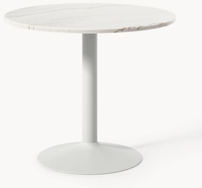 Ronde marmeren eettafel Miley, Ø 90 cm