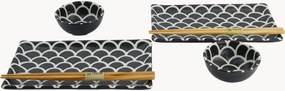 Porseleinen serset Mermaid, 2 personen, 6-delig