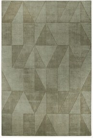 Wollen vloerkleed Ursule met hoog-laag effect