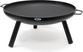 HEAT Vuurschaal Classic Feet &amp; Handle - Zwart - Ø 60 cm