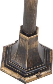 Klassieke lantaarn antiek goud 122 cm IP44 - Capital