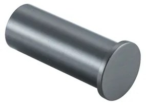 Fortifura Calvi Handdoekhaak - rond - enkel - Geborsteld Gunmetal PVD Single_Towelhook_GM