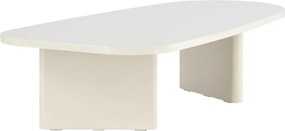 Organische Salontafel Beige - 65 X 130cm.