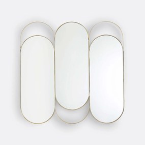 Drieluikspiegel in messing, Alama