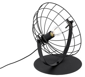 Industriële tafellamp zwart verstelbaar - Hanze