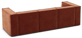 Modulaire bank, 3-zit, vintage ribfluweel Seven