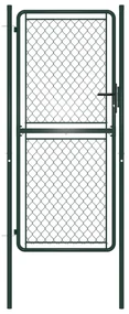 vidaXL Poort 100x175 cm staal groen