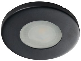 Sapho Marin ronde inbouwspot 10W zwart mat