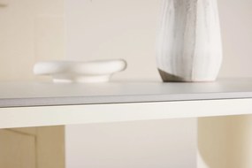 Jörn Eettafel - Erik - 110x220 cm -  Sintered Stone / FSC 100% - Wit/Cream - Jörn