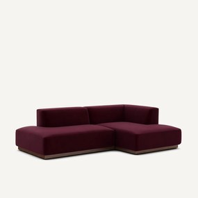 Rechter hoekbank in fluweel, Jacopo