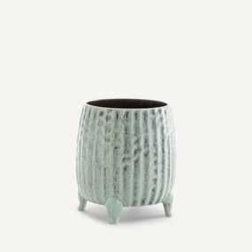 Bloempot van keramiek, H18 cm, Zira