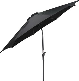 Garden Impressions Lotus stokparasol Ø300 cm - zwart