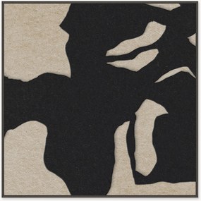 Ingelijste akoestische wandkunst Silent Shadow 1