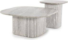 Salontafel Marmer Latjes - 80 X 80cm.
