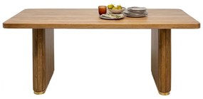 Kare Design Grace Luxe Eettafel Mangohout Messing - 180 X 90cm.