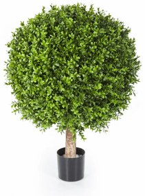Buxus bol op stam kunstplant - 65 cm