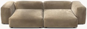 Modulaire fluwelen bank Vetsak (3-zits)