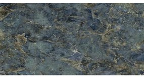 Abk imoker Signoria Vloer- en wandtegel - 60x120cm - gerectificeerd - marmerlook - glans Labradorite (blauw) 1945738