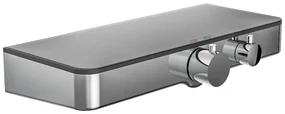 Schutte Ocean thermostatische douchekraan met planchet chroom/antraciet