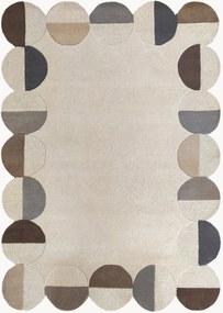Handgetuft laagpolig wollen vloerkleed Mia Scallop