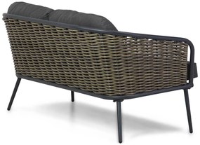 Lifestyle Garden Furniture Enchante Loungeset (stoel-bank Loungeset) Aluminium/wicker Grijs 3-delig