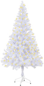 vidaXL Kunstkerstboom met LED's en standaard en 380 takken 150 cm