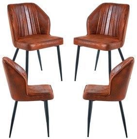 Pakket van 4 Wenye-stoelen