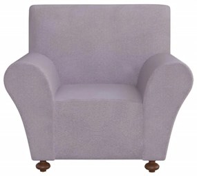 vidaXL 131085  Stretch Couch Slipcover Grey Polyester Jersey