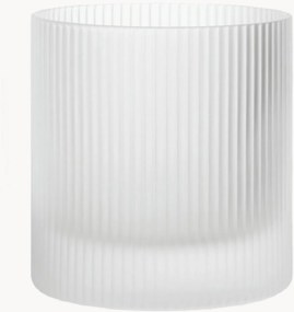 Mondgeblazen glazen tumblers Ripple, 2-delig
