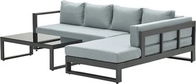 Garden Impressions Kiki loungeset 3-delig links - mint grijs