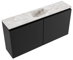 Mondiaz Ture DLux toiletmeubel 100cm urban met wastafel glace midden met kraangat