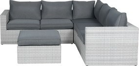 Garden Impressions Bruno loungeset 4-delig - licht grijs