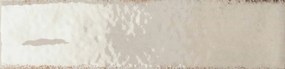 Wandtegel visgraat beige Sartoria Materici 25x6cm cannella glans