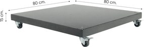 Platinum Challenger Premium T2 3x3 m - Havanna met Marbella voet en hoes