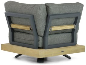 Hoek loungeset 6 personen Teak Old teak greywash  Santika Furniture Santika