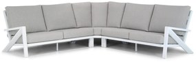 Hoek loungeset  Aluminium Wit 5 personen Santika Furniture Santika Cinta