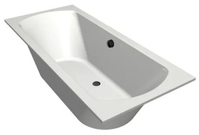 Xenz Lagoon ligbad - 180x80cm - met overloop - zonder afvoer - Acryl Wit 6928-01