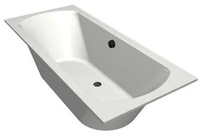 Xenz Lagoon ligbad - 180x80cm - met overloop - zonder afvoer - Acryl Wit 6928-01