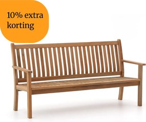 + 10% kassakorting | Parkbank Sunyard | Teakhout | 3 personen | Tuinbank Natural Teak | 184cm | Kees Smit Tuinmeubelen