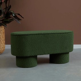 Halbankje Teddy Groen