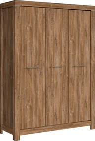 Kledingkast Etrlire 120, Stirling eik, 210x150x56cm, 128 kg, Kledingkast deuren: Met scharnieren, Aantal planken: 5, Aantal planken: 5