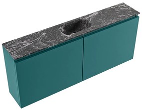 Mondiaz Ture DLux toiletmeubel 120cm smag met wastafel lava midden zonder kraangat