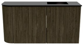 Mondiaz Joya 80cm toiletmeubel ronding links shadow met wastafel faye rechts 1 kraangat urban