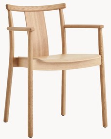 Armstoel Merkur van eikenhout