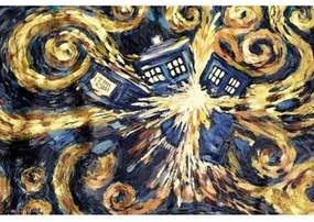 Posters Blauw Doctor Who  TA6435