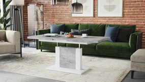 ORION beton / wit, salontafel
