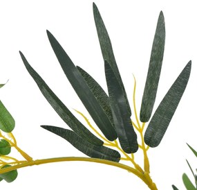 vidaXL Kunstplant met pot bamboe 110 cm groen