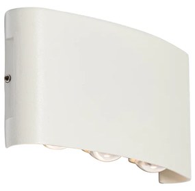 Buiten wandlamp wit incl. LED 6-lichts IP54 - Silly
