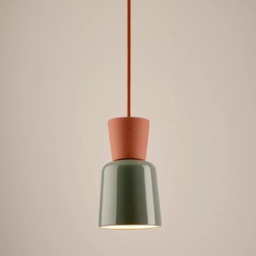 Gekleurde keramische hanglamp Ø 12 cm, Jimna