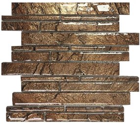 Dune Stone Mosaics Mozaiektegel 30x30cm 10mm glans Copper 1916849
